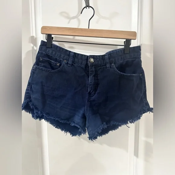 Free People Navy Blue Shorts - Picture 4 of 9